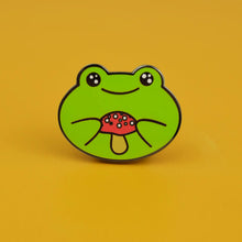 Frog & Mushroom Enamel Pin | Extreme Largeness Wholesale