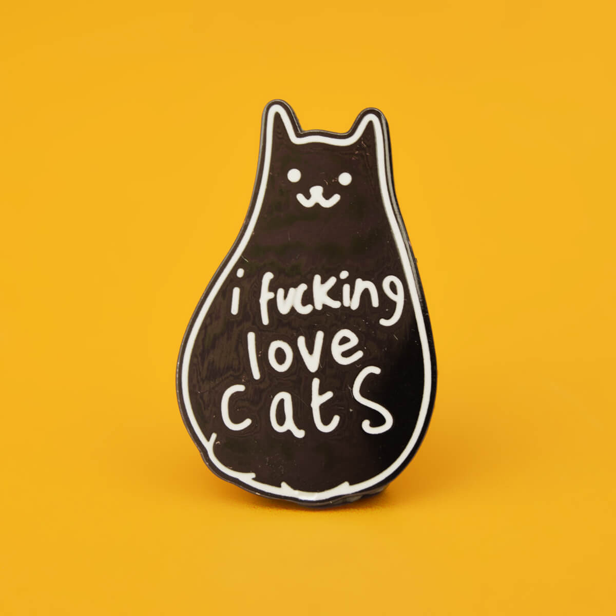 I Fucking Love Cats Enamel Pin | Extreme Largeness Wholesale