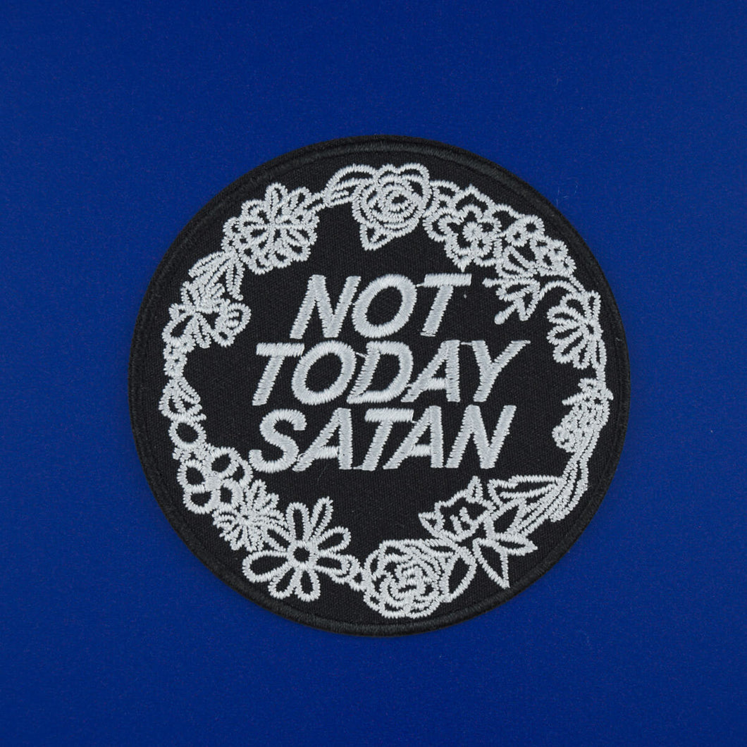 NOT TODAY SATAN PATCH - PACK OF 6