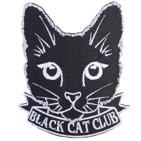 BLACK CAT CLUB PATCH - PACK OF 6 - Extreme Largeness Wholesale