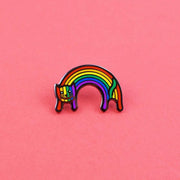 RAINBOW CAT PIN - PACK OF 5 - Extreme Largeness Wholesale