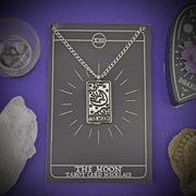 THE MOON TAROT CARD NECKLACE — OCCULT - PACK OF 5