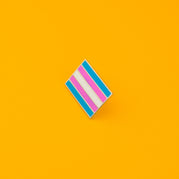 TRANS FLAG PIN - PACK OF 5