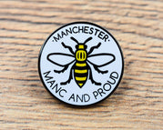 Manc & Proud Logo Pin | Extreme Largeness Wholesale
