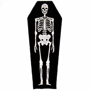 SKELETON COFFIN PATCH